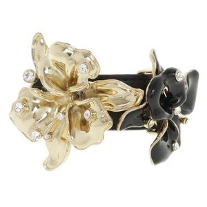 Versace for H&M Black and Gold Floral Women's braclet